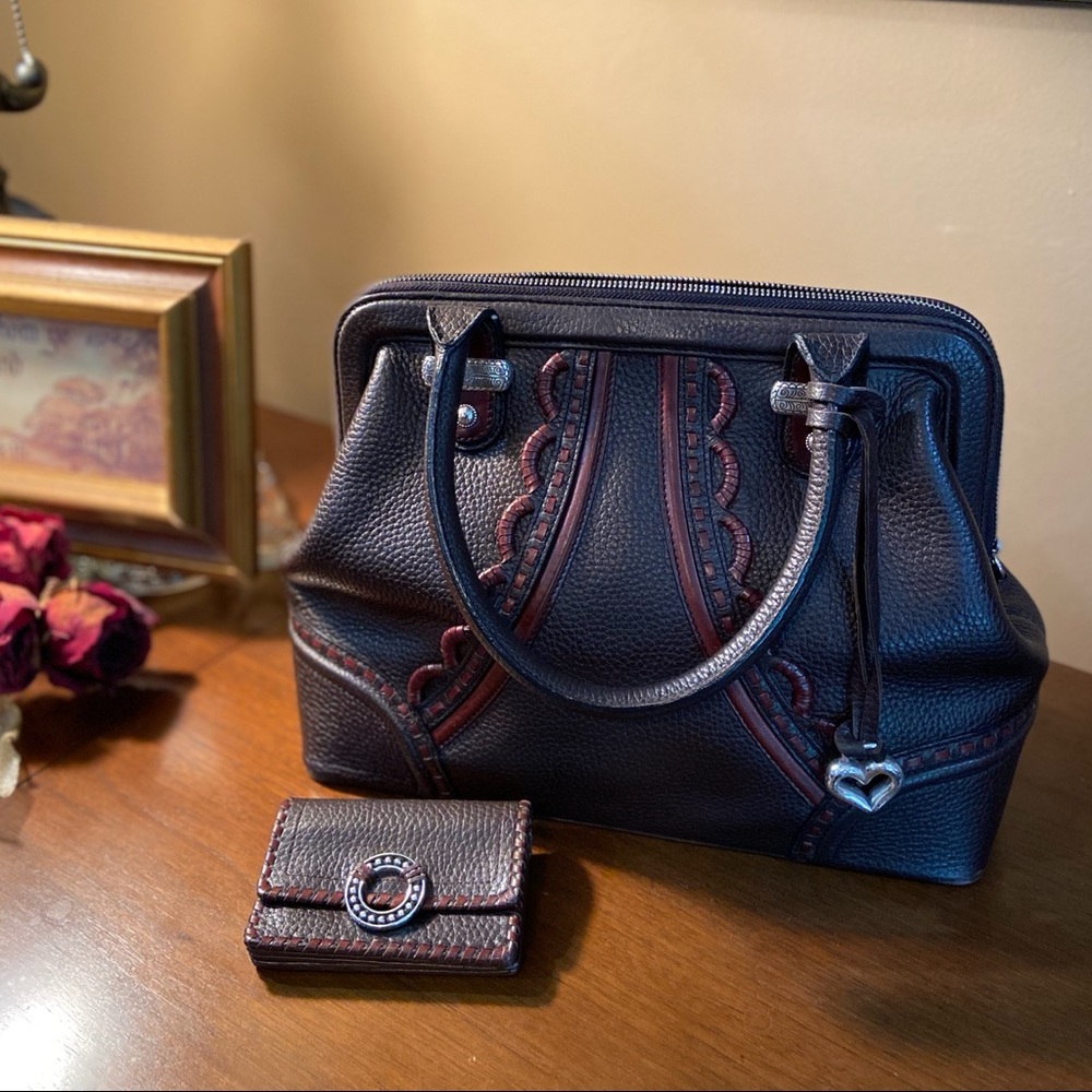 Brighton satchel and wallet